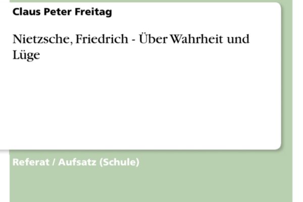 Die Notwendigkeit der Wahrheit in einer Illusionären Welt